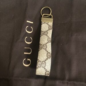 Handmade Gucci keyfob holder/wristlet